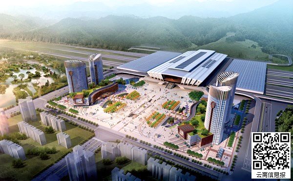 新南站西广场效果图