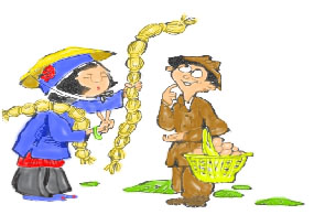 云南十八怪——鸡蛋用草串着卖