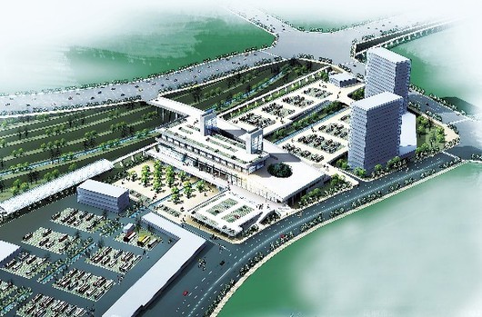 昆明北部汽车客运站全景图