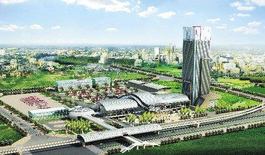 昆明南部汽车客运站全景图